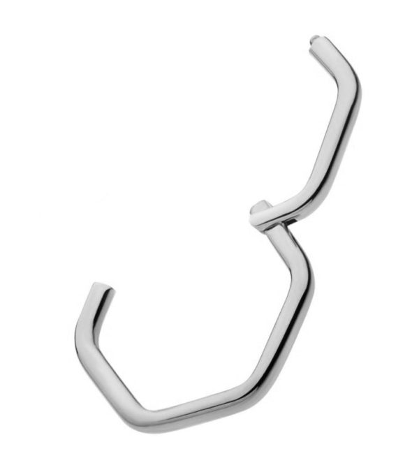 Hex Titanium Hinged Segment Ring Fashion - Image 3