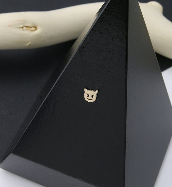 14kt Gold Devil Threadless Top Online Sale - Image 2