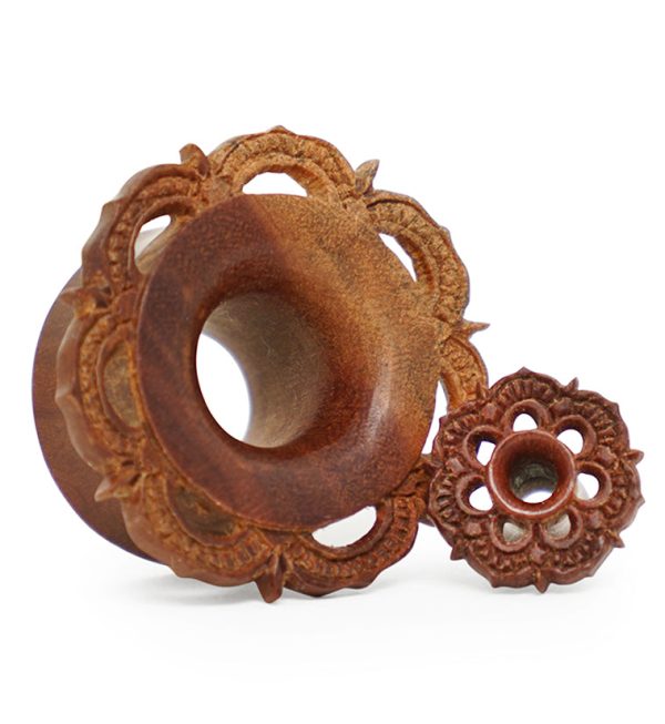 Ornamental Wood Tunnel Plugs For Sale