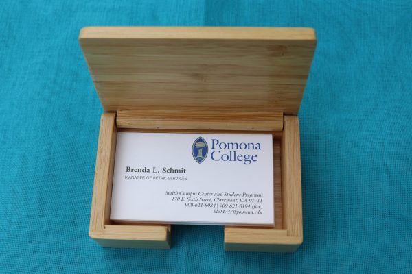 Bamboo Business Card Holder Sale - Image 2