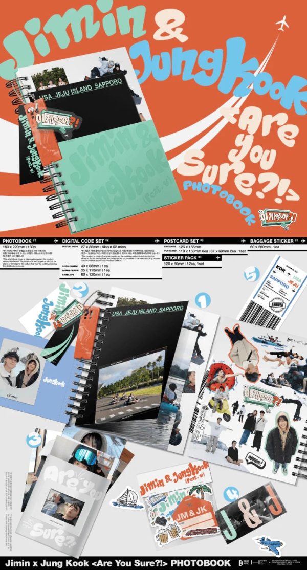 BTS Jimin & Jungkook - ARE YOU SURE?! Photobook Cheap - Image 3