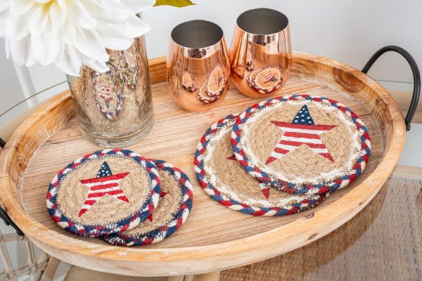 IC-618 Primitive American Star Coaster For Sale - Image 5