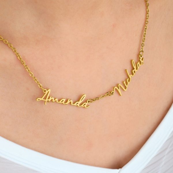 Fairy Multiple Name Necklace | Add Up to 4 Names Cheap - Image 3