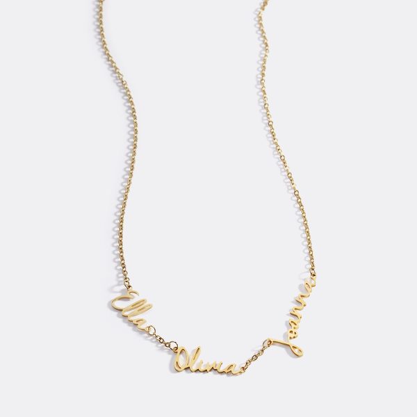 Fairy Multiple Name Necklace | Add Up to 4 Names Cheap - Image 2