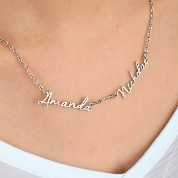 Fairy Multiple Name Necklace | Add Up to 4 Names Cheap - Image 5