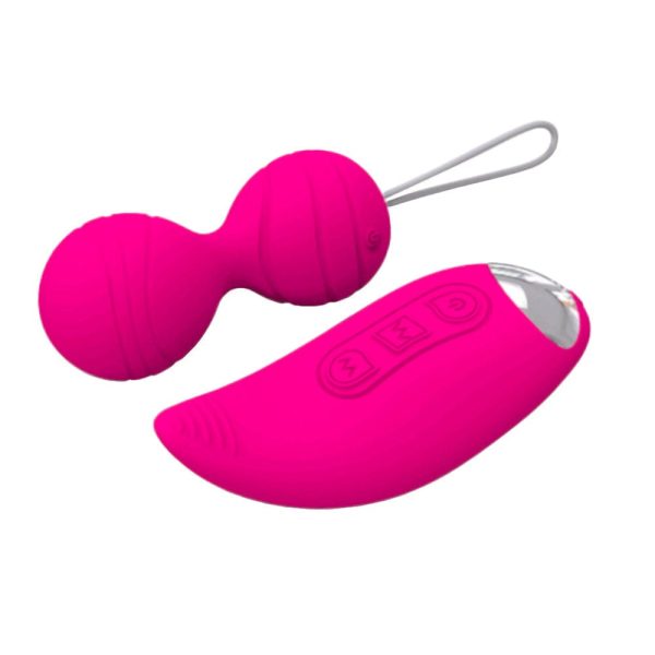 10-speed Rechargeable Vibrating Kegel Balls 2pcs Set| | on Sale - Image 5