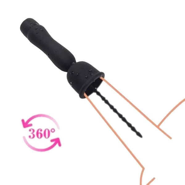 16-Speed Rotating Vibration Penis or Urethral Plug For Sale - Image 5