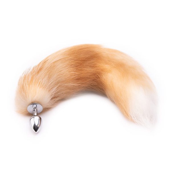 16  - 17  Light Brown Fox Tail Metal Hot on Sale - Image 3