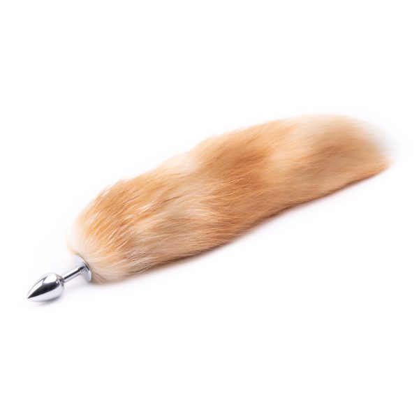 16  - 17  Light Brown Fox Tail Metal Hot on Sale - Image 5