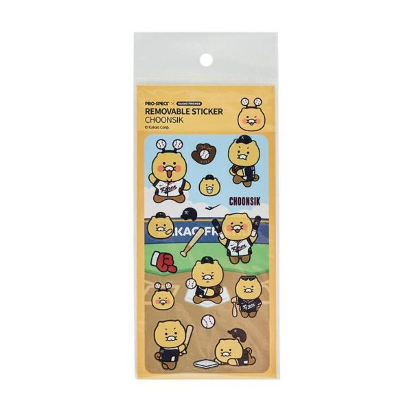 PRO-SPECS x Kakao Friends - Choonsik Baseball Sticker Pack For Discount - Image 4