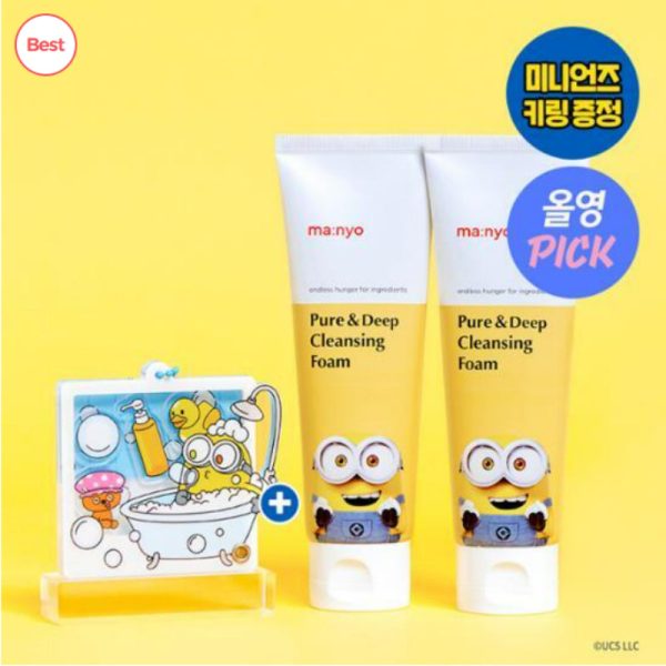 Manyo Factory x Minions - Pure & Deep Cleansing Foam 120ml 1+1 Plan Online
