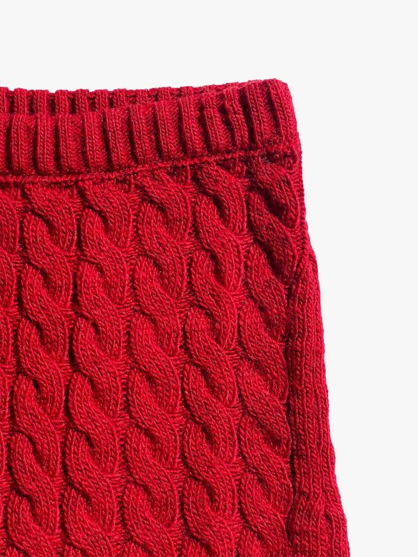 Blake Tricot Skirt - Red Online Hot Sale - Image 4