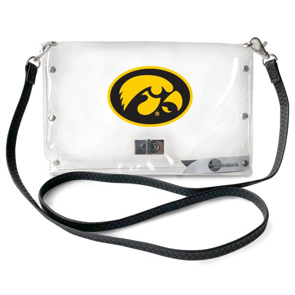 University of Iowa Clear Envelope Purse Hot on Sale