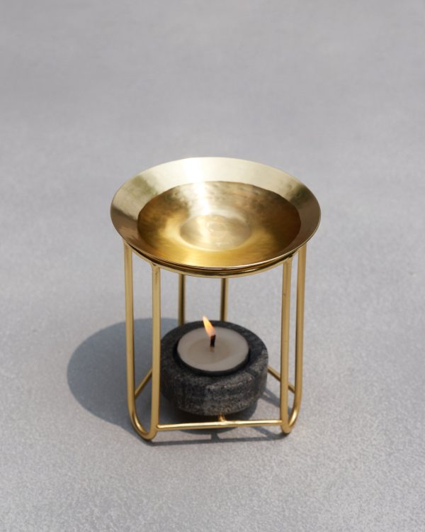Asfar Diffuser with Tealight For Discount - Image 2