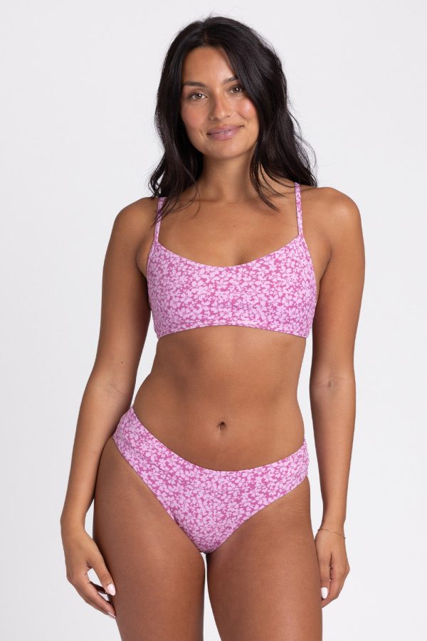 Alanna Ribbed Bikini Bottom - Calypso For Discount